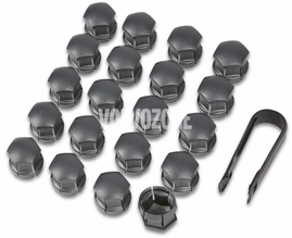 Wheel bolts caps P3 SPA/CMA - tech grey (OEM)