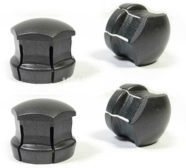 Wheel safety bolts caps P3 SPA/CMA - tech grey (OEM)