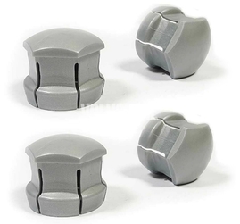 Wheel safety bolts caps P3 SPA/CMA - silver (OEM)