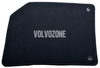 Textile velours carpets SPA XC60 II - off black (OEM)