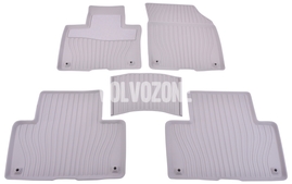 Rubber carpets SPA XC90 II - blonde (OEM)