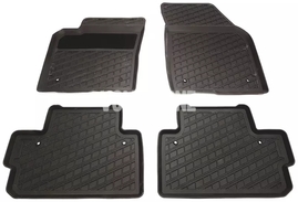 Rubber carpets with raised edges P1 C30 - off black (OEM)
