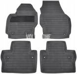 Rubber carpets S80 II - off black
