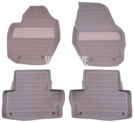 Rubber carpets with raised edges P3 (-2014) XC60 - mocca brown (OEM)