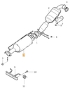 Diesel particulate filter (DPF) 2.0D P1 C30/C70 II/S40 II/V50, P3 S80 II/V70 III
