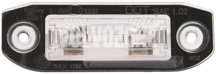 Licence plate light P1 C70 II/S40 II/V50, P2 (2004-) S80/XC90, P3 S60 II(XC)/V60(XC)/XC60 S80 II/V70 III/XC70 III
