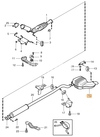 Exhaust end silencer 2.0T/2.4T/2.5T/T5 P2 (-2004) V70 II, 2.4D/D5 P2 (-2006) V70 II, 2.4T/2.5T/D5(-2006) P2 XC70 II