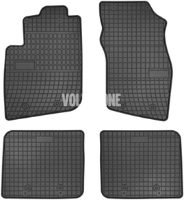Rubber carpets S40/V40 - off black