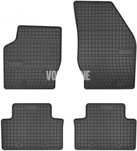Rubber carpets P2 XC90 - off black