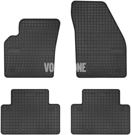 Rubber carpets P1 C30/S40 II/V50 - off black