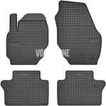 Rubber carpets P3 S80 II/V70 III/XC70 III - off black