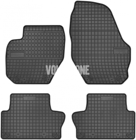 Rubber carpets P3 XC60 - off black