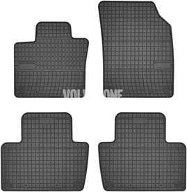 Rubber carpets SPA XC90 II - off black