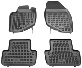 Rubber carpets with raised edges P2 S60/V70 II/XC70 II - off black