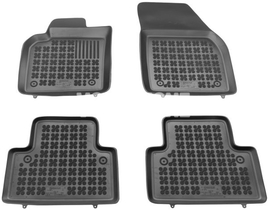 Rubber carpets with raised edges P1 S40 II - off black