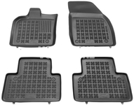 Rubber carpets with raised edges P1 V50 - off black
