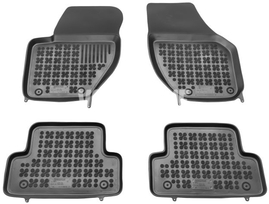 Rubber carpets with raised edges P1 V40 II(XC) - off black