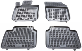 Rubber carpets with raised edges SPA S90 II/V90 II(XC) - off black