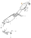 Catalytic converter 2.0D with/without DPF P1 C30/C70 II/S40 II/V50, P3 S80 II/V70 III