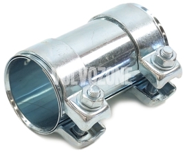 Steel exhaust pipe clamp 60/95mm - end silencer 1.6D/2.0D S80 II/V70 III
