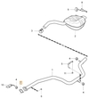 Exhaust gasket DPF filter - long exhaust pipe 1.6D/2.0D P3 S80 II/V70 III