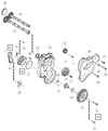 Camshaft sealing ring 4 cylinder diesel engines (2014-) D2/D3/D4/D5