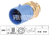 Radiator fan temperature switch 1.9TD/DI S40/V40 (3 poles - vehicles with air conditioning)