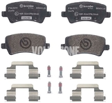 Rear brake pads (electric parking brake)(ventilated disc) P3 S60 II(XC)/V60(XC) XC60 S80 II/V70 III/XC70 III