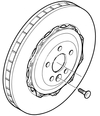 Front brake disc Polestar (366mm) SPA S60 III/V60 II - left (OEM)