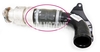 Conecting hose between plastic knee shape pipe and turbocharger resonator 1.6D2 P1 P3