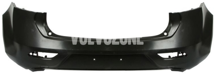 Rear bumper cover P1 V40 II without holes for parking sensors