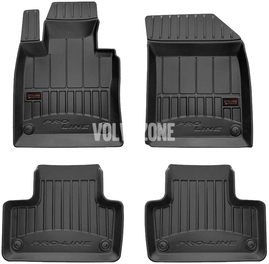 Rubber carpets SPA XC60 II - off black