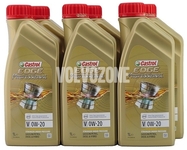 Engine oil for 3-4 cylinder VEA Volvo engines - Castrol Edge Professional V 0W-20 6L