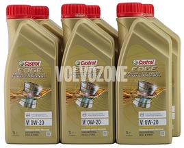 Engine oil for 3-4 cylinder VEA Volvo engines - Castrol Edge Professional V 0W-20 6L