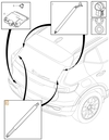 Trunk gas spring CMA (-2022) XC40
