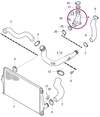 Turbocharger resonator 2.4D/D5 (2006-) P2 - replacement hose
