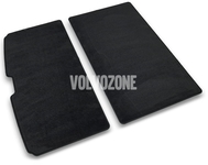 Carbo textile carpet with plastic bottom 7 seats, 2 pieces SPA XC90 II - charcoal