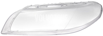Headlight lens left P3 S80 II/V70 III/XC70 III (plastic)