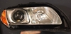 Headlight lens right P3 S80 II/V70 III/XC70 III (plastic)