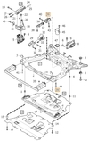 Engine mounting lower left SPA 2.0 D3/D4/D5