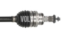 Rear driveshaft left/right P3 (-2012) gearbox M66 AWD, TF-80SC AWD