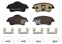 Front brake pads (296mm diameter) CMA XC40