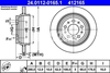 Rear brake disc (288mm) P80 S70/V70(XC) with AWD (new type)