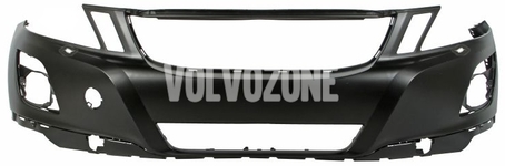 Front bumper cover P3 (-2013) XC60 with holes for washers, without holes for parking sensors