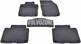 Rubber carpets SPA S90 II/V90 II(XC) - off black