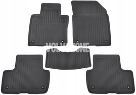 Rubber carpets SPA XC60 II - off black (OEM)