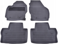 Rubber carpets V70 III/XC70 III - off black