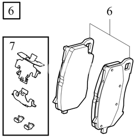 Front brake pads Polestar (Akebono) SPA XC60 II (OEM)