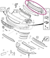 Front bumper reinforcement/impact absorber P3 (2014-) S60 II(XC)/V60(XC)