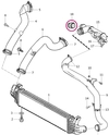 Hose bypass throttle body 1.6D with DPF P1 P3